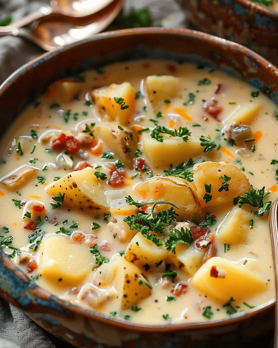 Outback potato soup: Indulge in creamy comfort with turkey bacon