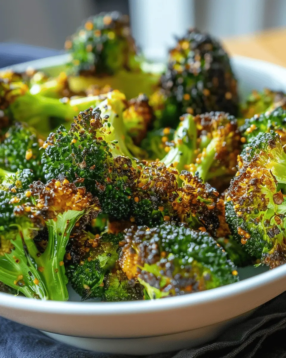 35-Minute Honey Mustard Roasted Broccoli for Easy Weeknight Meals