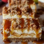 Caramel Apple Cheesecake Bars