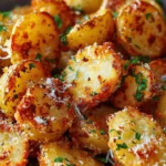 Crispy Crunchy Parmesan Potatoes