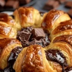 Chocolate Croissant Breakfast Bake