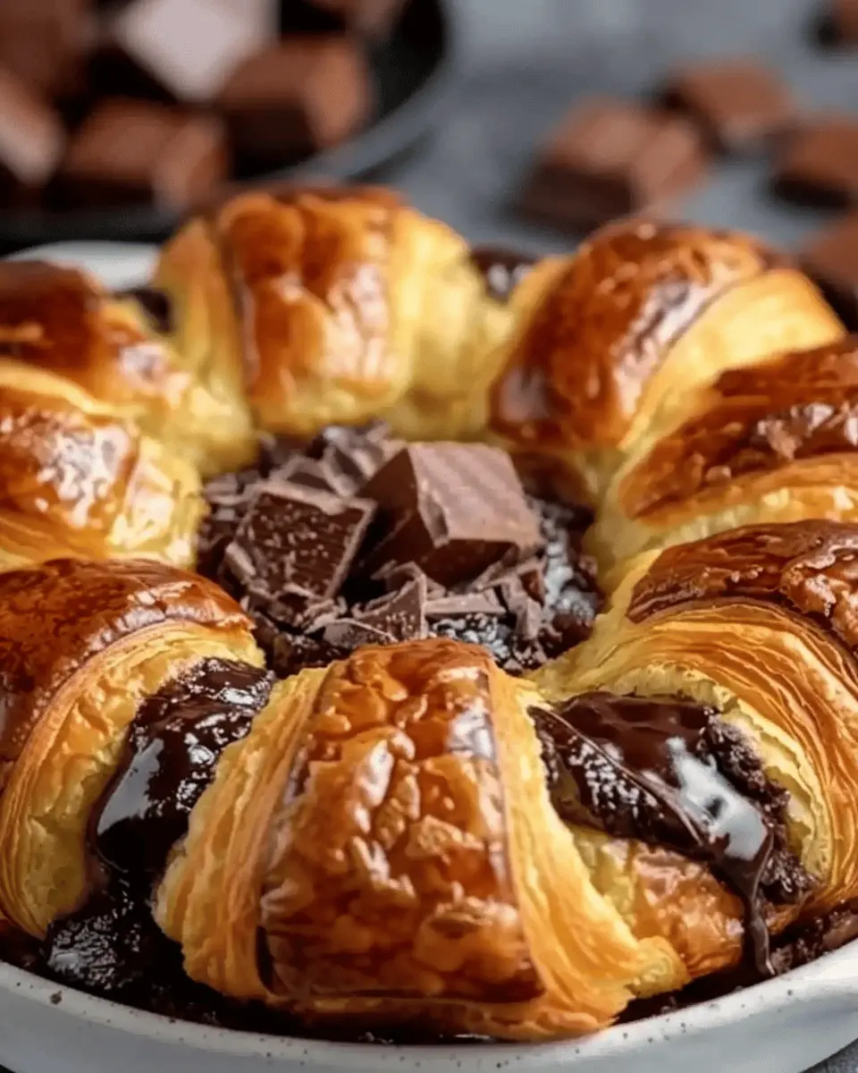 Chocolate Croissant Breakfast Bake: Indulgent Delight for All