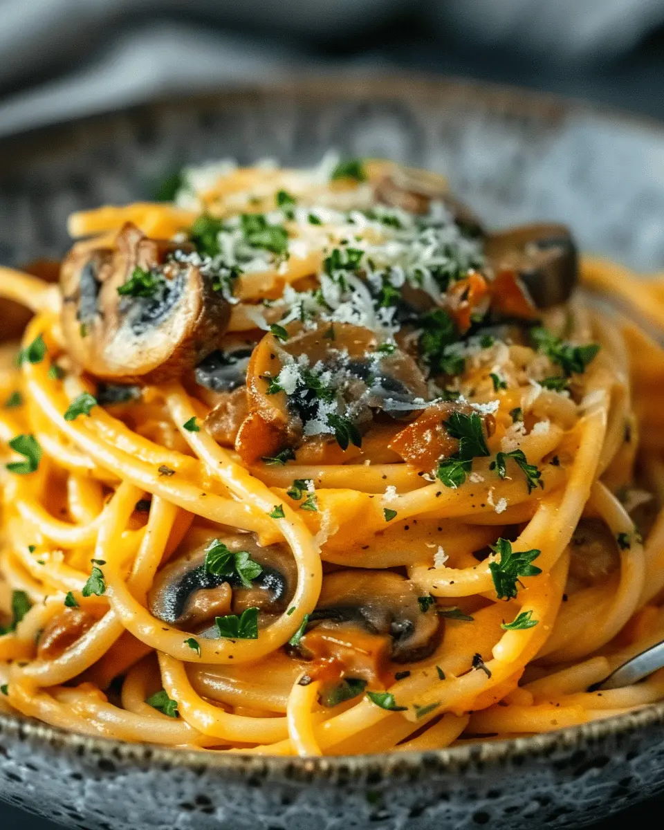 Pumpkin Mushroom Spaghetti: A Deliciously Cozy Comfort Meal