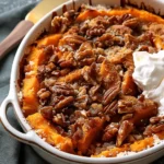 Southern Maple Sweet Potato Casserole