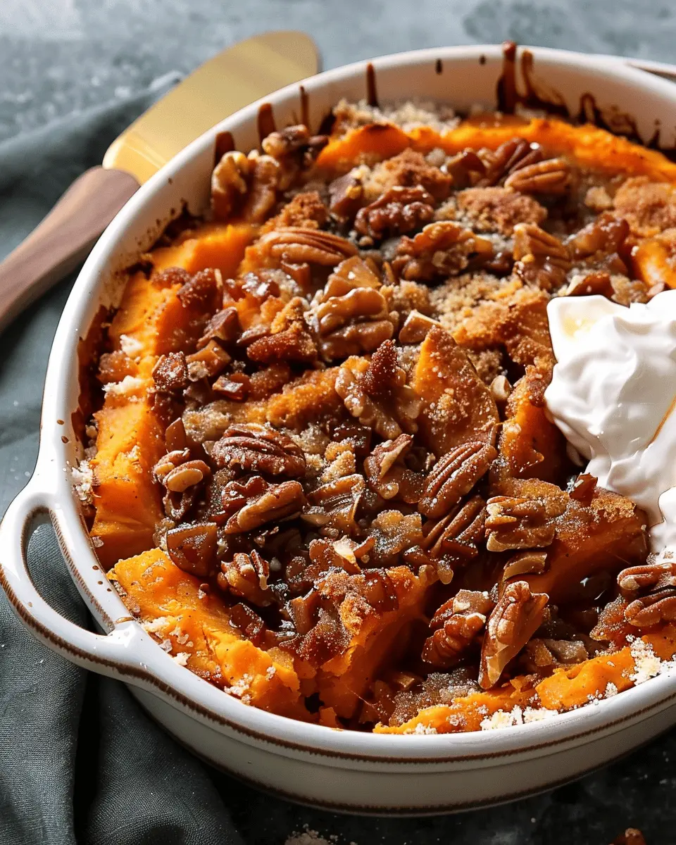 Southern Maple Sweet Potato Casserole: An Indulgent Twist with Turkey Bacon