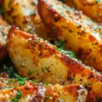 Baked Garlic Parmesan Potato Wedges