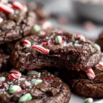 Peppermint Brownie Cookies