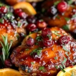 Cranberry Orange Glazed Chicken