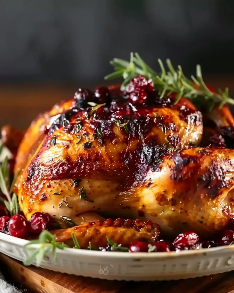 Cranberry Roasted Chicken: A Juicy Delight for Your Table