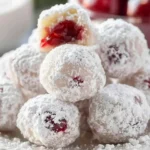 Irresistibly Soft Cherry Snowball Cookies