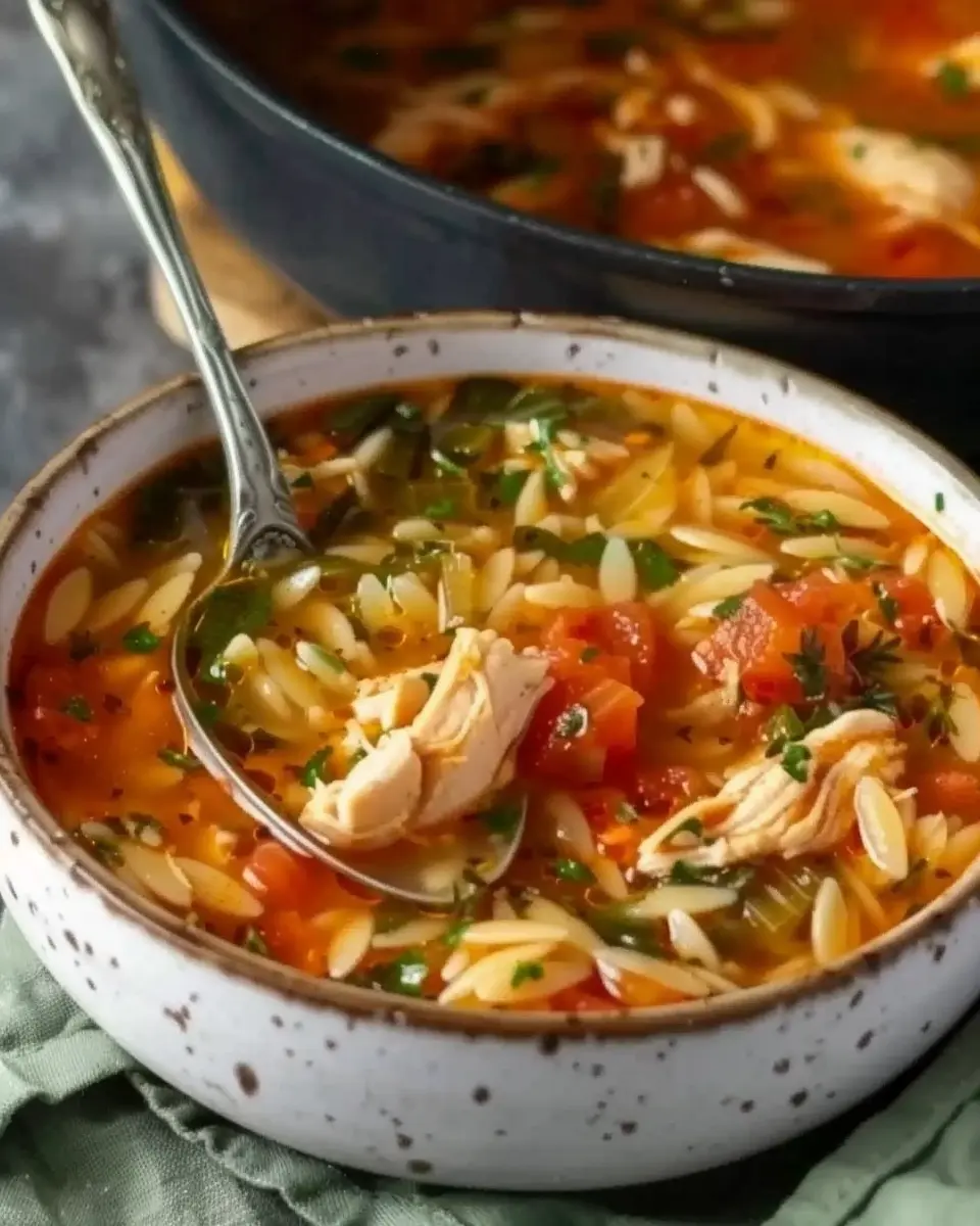Chicken Orzo Tomato Soup: A Cozy and Comforting Delight