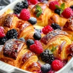 Berry Croissant Breakfast Bake