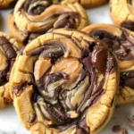 Peanut Butter Brownie Swirl Cookies