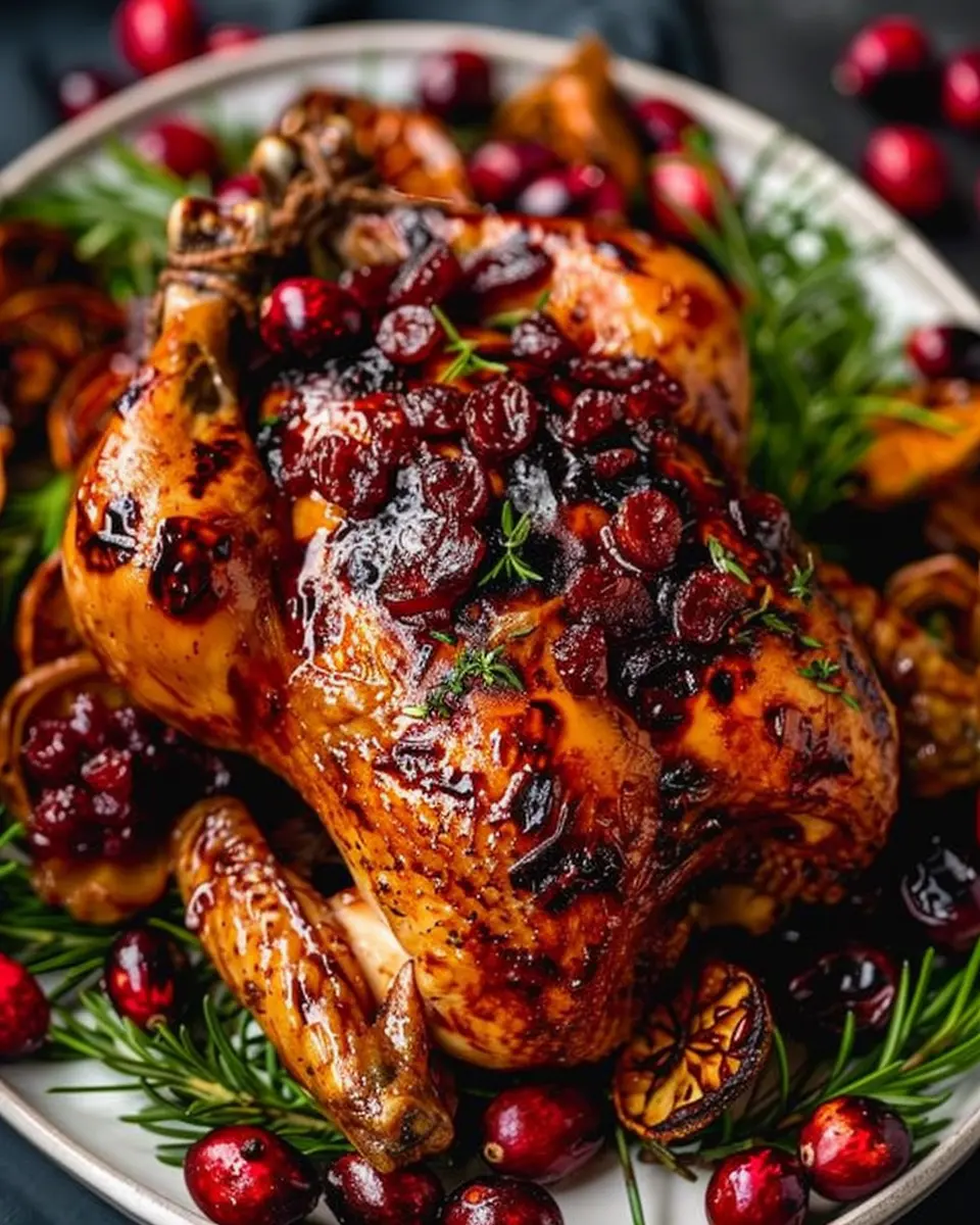 Maple Cranberry Roast Chicken: A Juicy Family Favorite Recipe