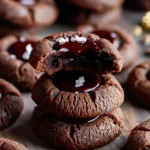 Chocolate Thumbprint Cookies