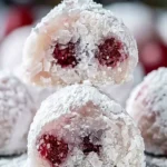 Cherry Snowball Cookies