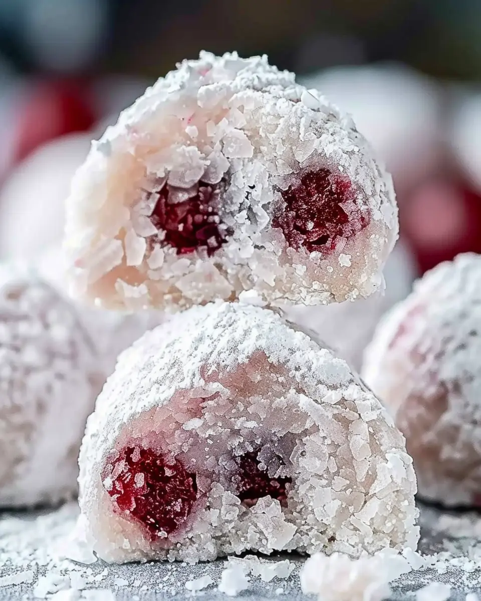 Cherry Snowball Cookies: Easy Indulgence for Homemade Bliss