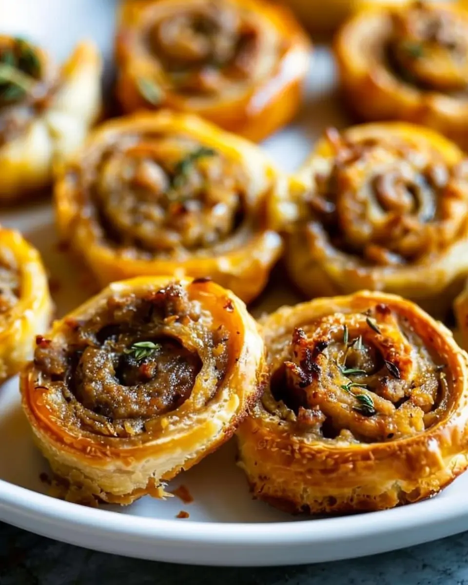 Sausage Pinwheels: Easy Beef and Turkey Bacon Appetizer Recipe
