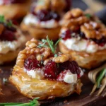 Baked Cranberry Brie Bites
