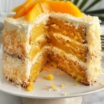 Vegan Mango Coconut Cake