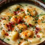 Cheddar Gnocchi Soup