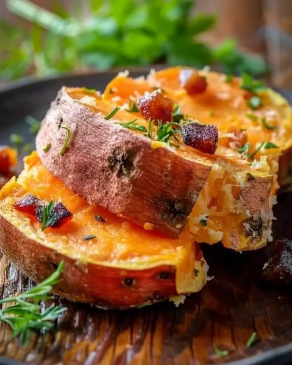 Sweet Potato Delight: Easy Turkey Bacon and Veggie Bake Recipe