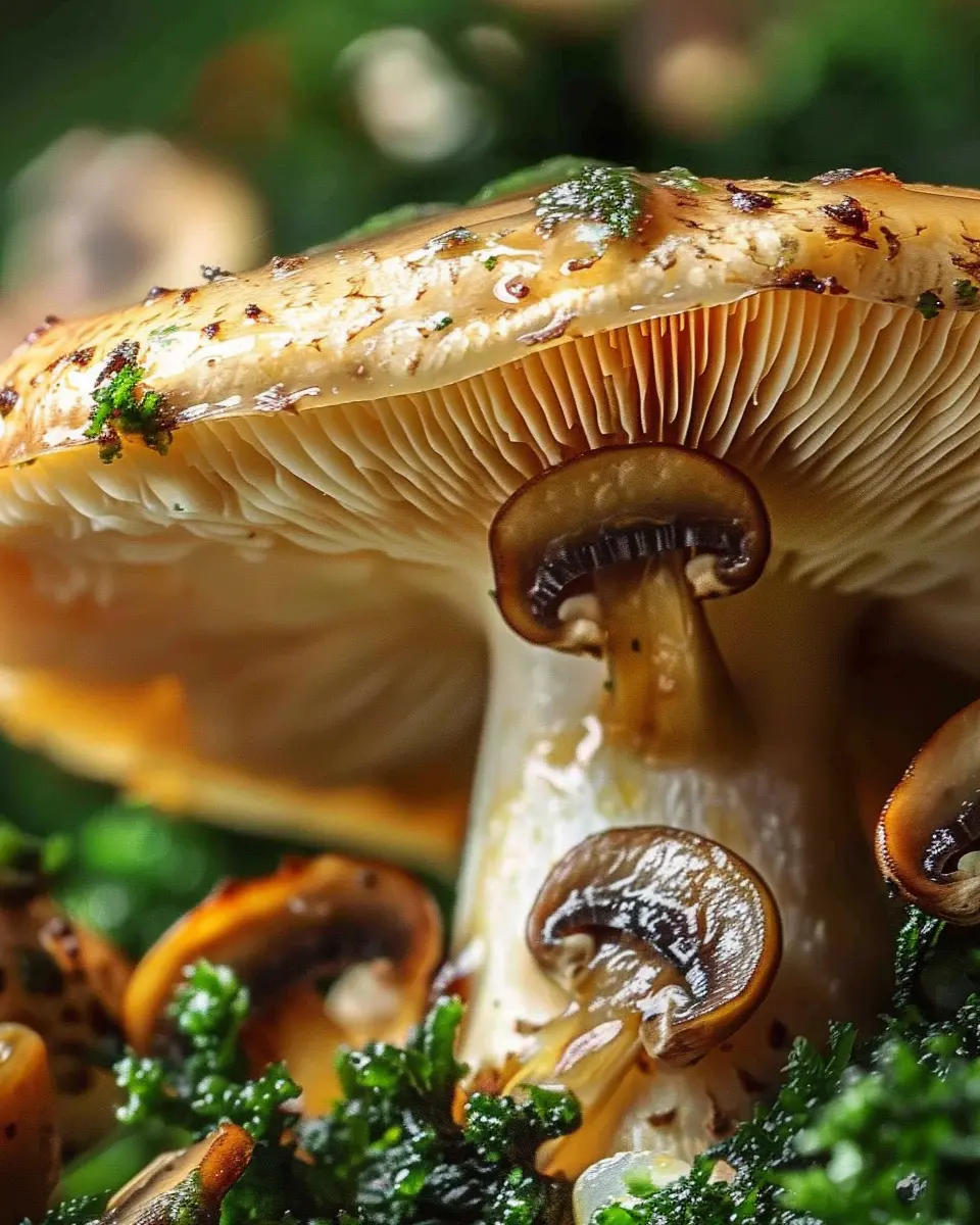 Comforting Wild Mushroom Risotto with Turkey Bacon Delight