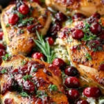 Honey Cranberry Chicken Bake