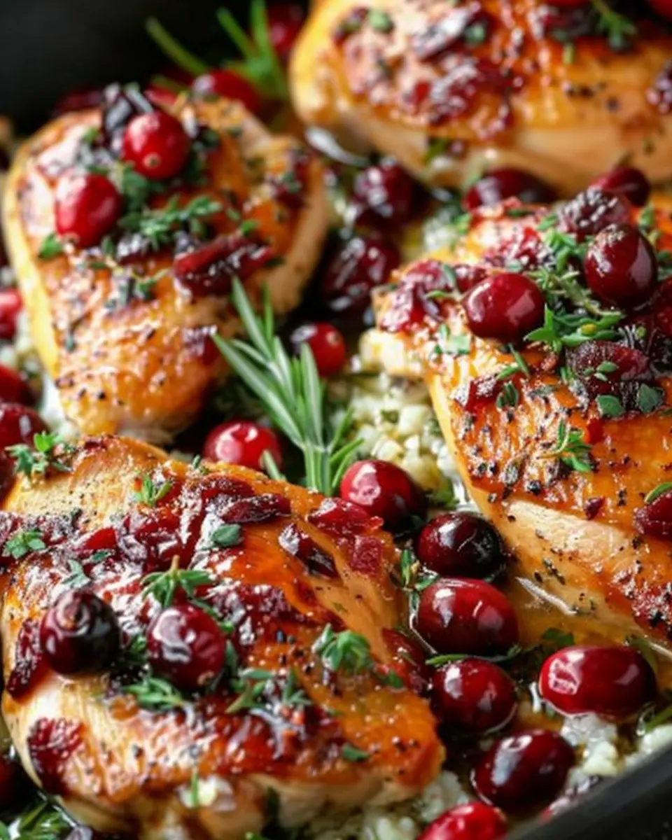 Honey Cranberry Chicken Bake: Easy Comfort Food Delight
