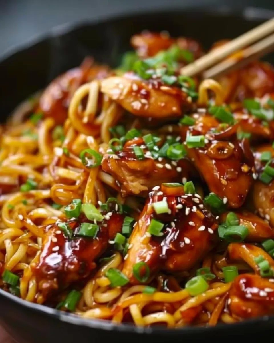 Sticky Garlic Chicken Noodle: The Best Comfort Dish You’ll Love