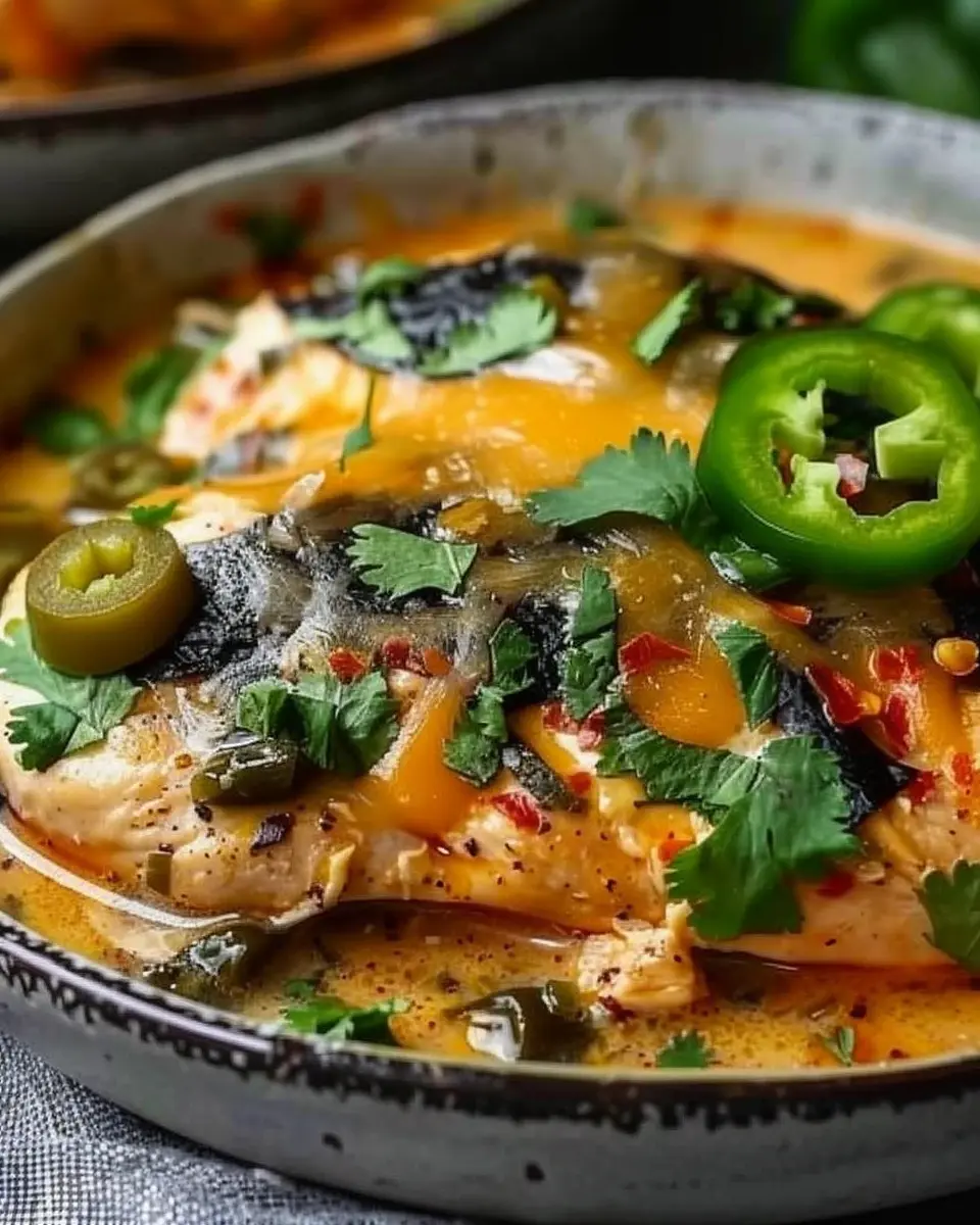 Chicken Poblano Delight: Easy Recipe with Turkey Bacon Twist