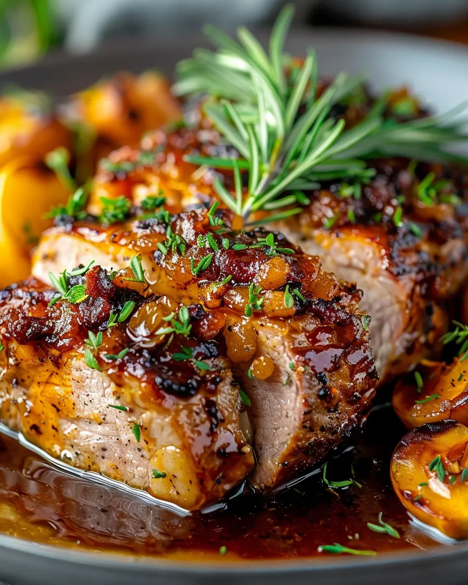 Apple Cider Pork: Juicy Beef with Turkey Bacon Delight