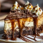 Caramel Brownie Cheesecake Recipe