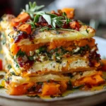 Layered Sweet Potato Butternut Squash Carrot Lasagna Recipe