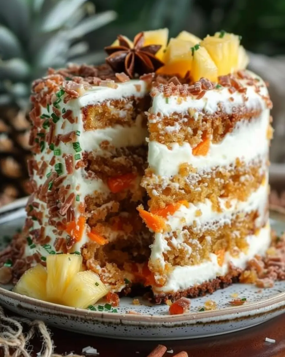 Christmas Hawaiian Carrot Pineapple Cake: The Best Holiday Treat