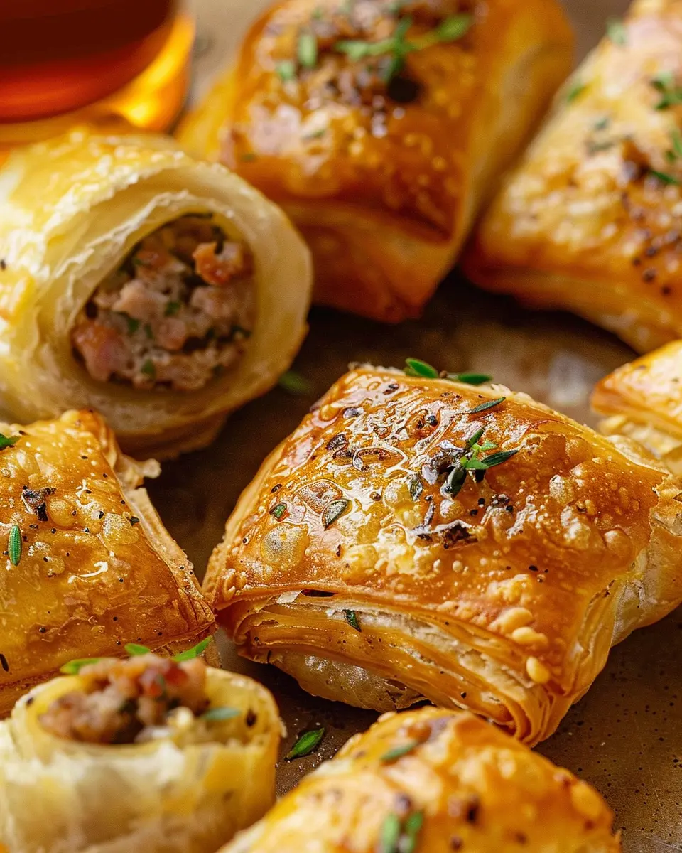 Sausage Rolls: Easy Beef Rolls with Turkey Bacon Delight