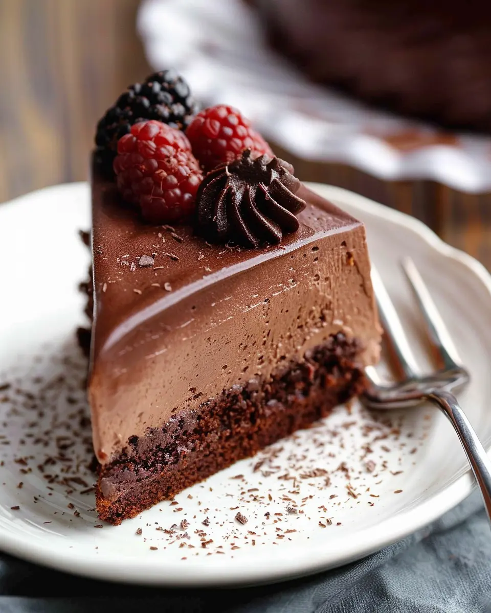 Dark Chocolate Mousse Cake: Indulgent Recipe for Home Chefs