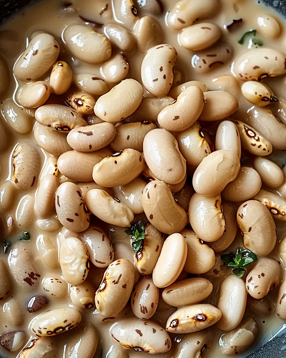 Creamy White Bean Delight with Turkey Bacon and Fresh Herbs