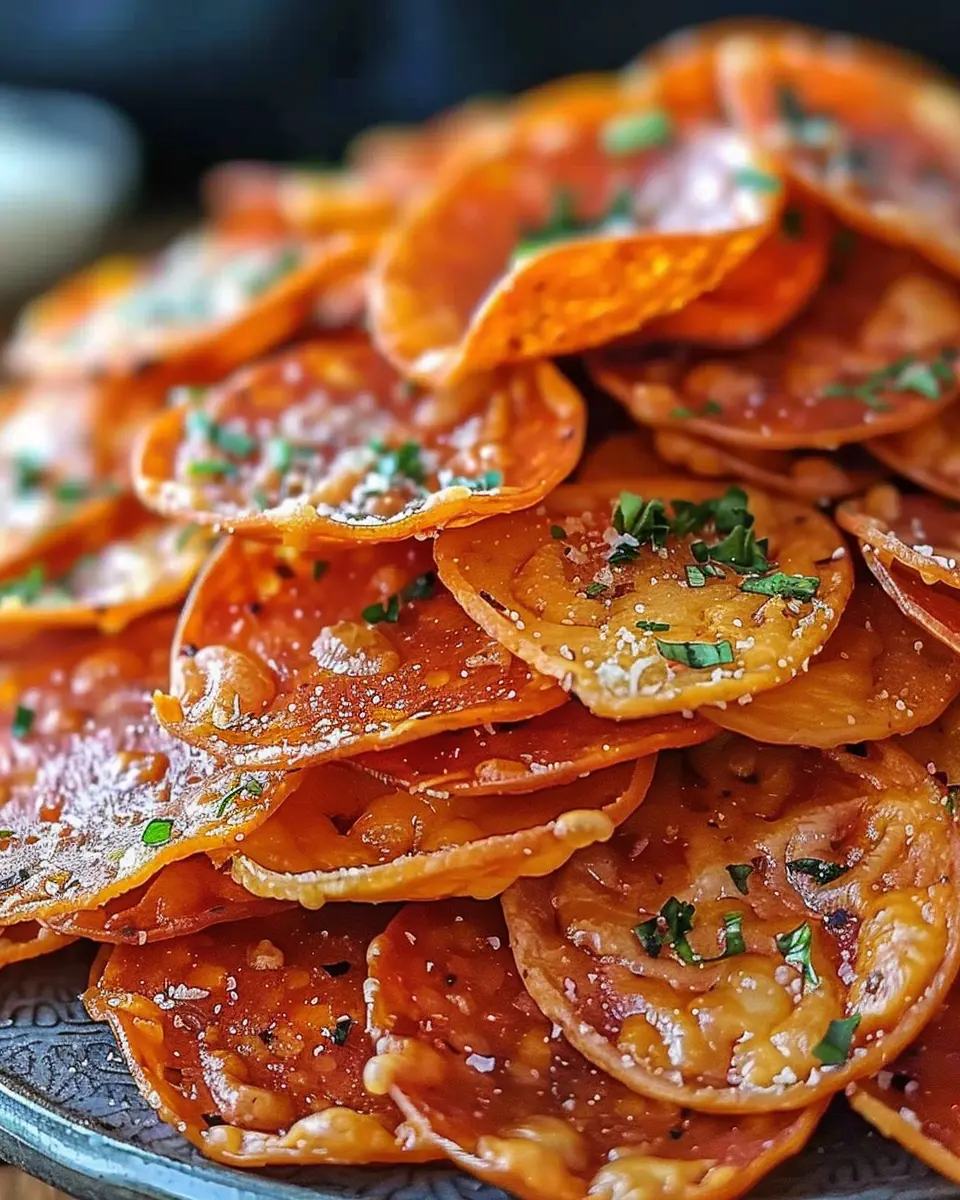 Pepperoni Cheese Crisps: Easy Homemade Snack for Everyone