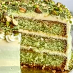 Pistachio Mascarpone Layer Cake