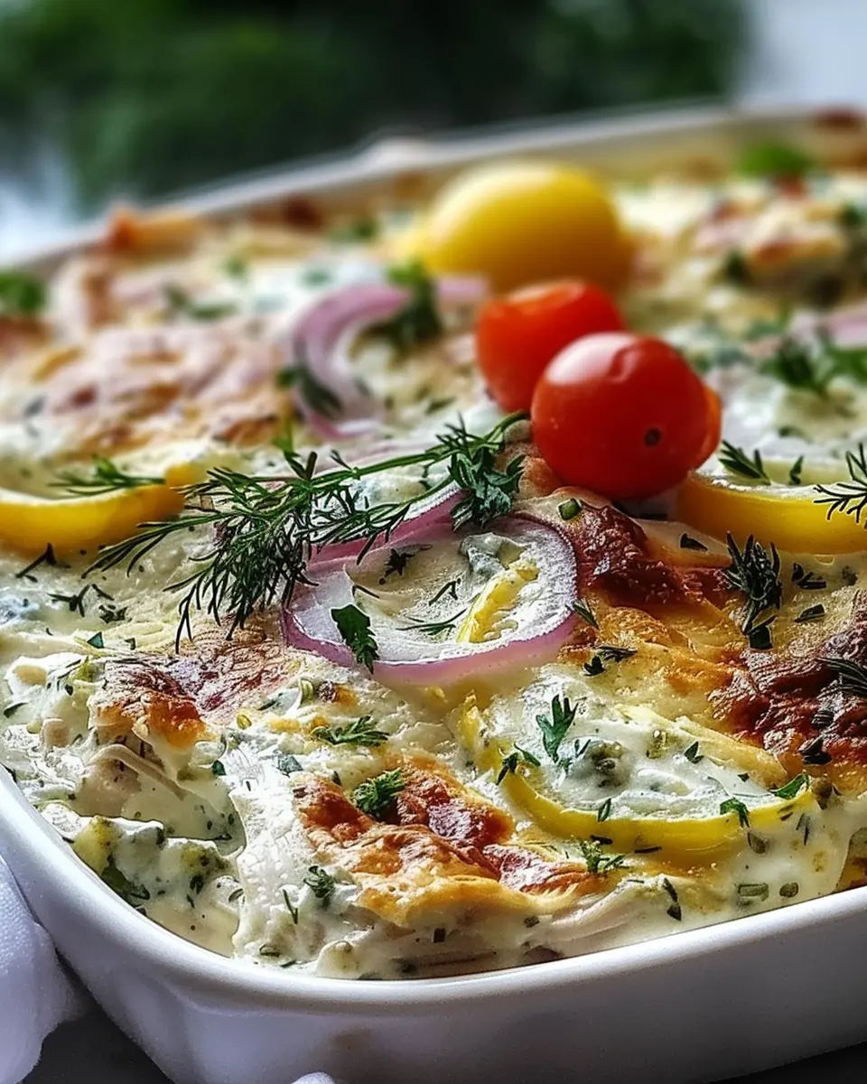 Chicken Tzatziki Casserole: A Juicy Twist on Comfort Food