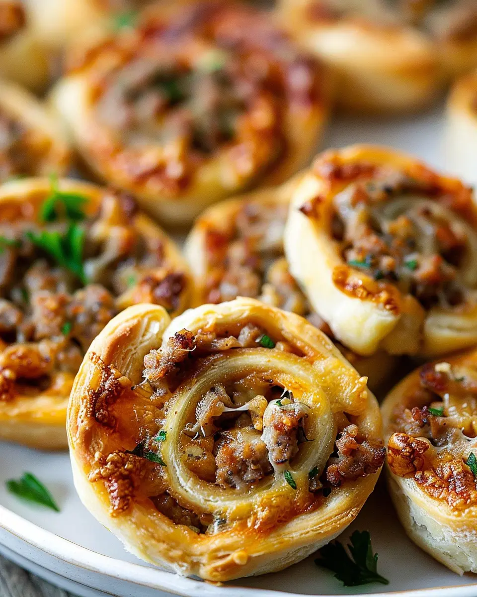 Sausage Pinwheels: Easy Beef and Turkey Bacon Delights at Home