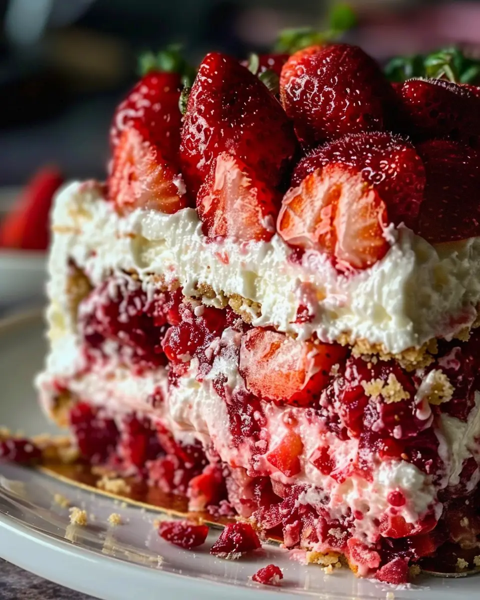 Strawberry Earthquake Cake: An Indulgent Treat to Savor