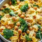 Broccoli Chickpea Pasta