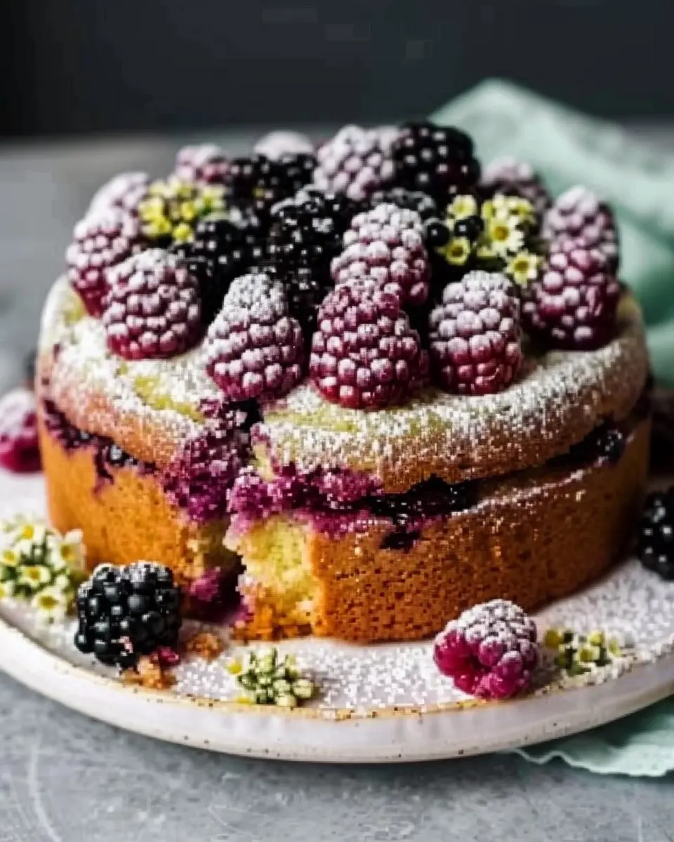 Blackberry Olive Oil Cake Recipe: Indulgent and Moist Delight