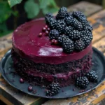 Blackberry Velvet Gothic Cake
