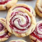 Raspberry Swirl Cookies