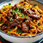 Slow Cooker Korean Beef Noodles Recipe
