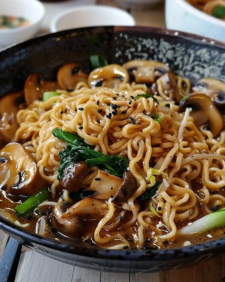 Mushroom Ramen: Easy and Flavorful Comfort Food Delight