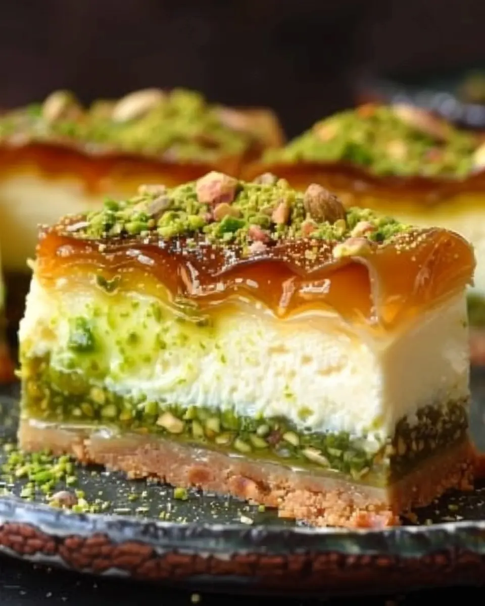 Baklava Pistachio Cheesecake: An Indulgent Twist on Tradition